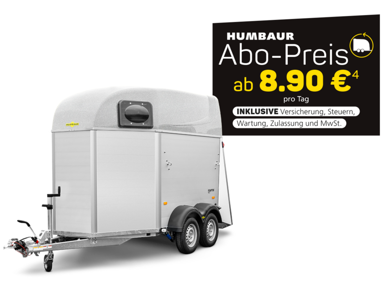 Humbaur Anhänger Abo Equitos Alu | © Humbaur GmbH