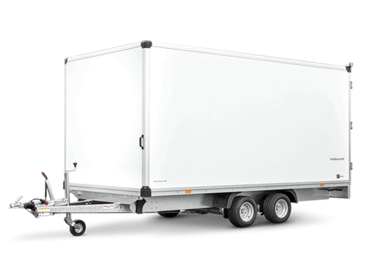 Trailer Tandem axle sandwich PurFerro, wheels in, side walls 30 mm in detail