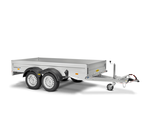 Trailer Tandem axle Aluminium HA in detail