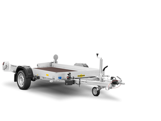 Trailer HKT - single-axle, lowerable trailer in detail