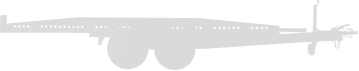 Remorque plateforme Senko silhouette vue latérale