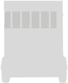 HVK - Remorque tandem vide PurFerro silhouette vue arrière