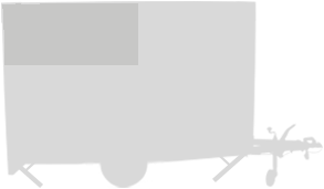 HVK - Remorque tandem vide PurFerro silhouette vue latérale